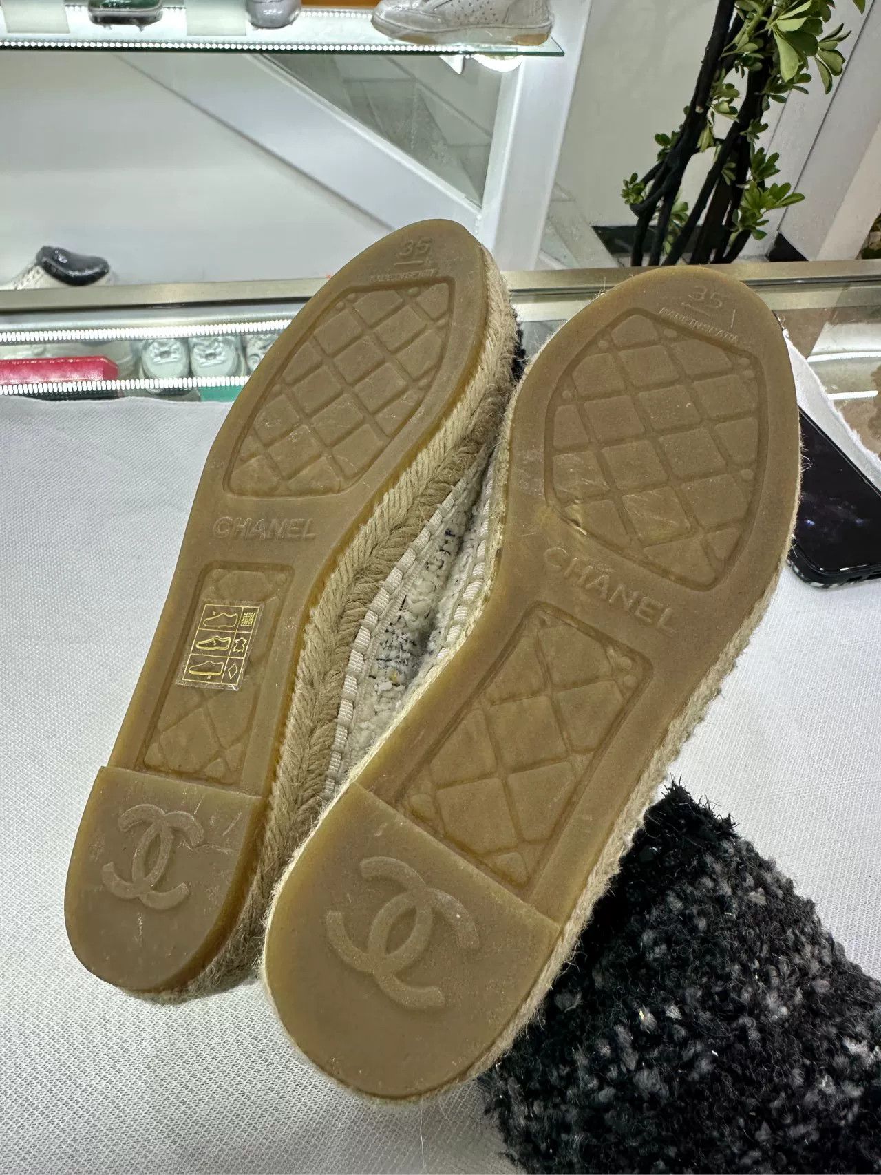 Chanel Chanel Tweed Espadrille Size 35 Size US 4 / IT 34 - 2 Thumbnail