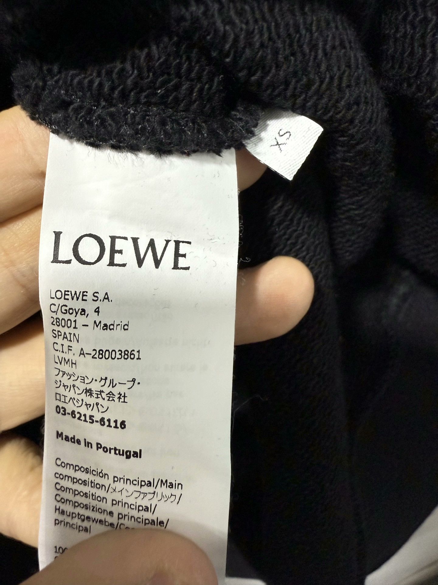 Loewe Loewe Black Floral Embroidered Long-Sleeve Sweatshirt XS Size XS / US 0-2 / IT 36-38 - 4 Thumbnail
