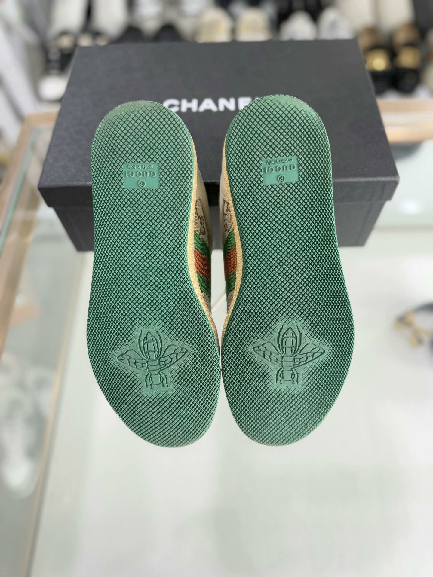Gucci Gucci Women's Green Dirty Shoes 36 Size US 5 / IT 35 - 4 Thumbnail
