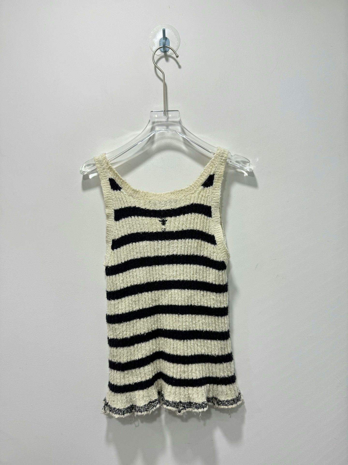 Dior Dior Striped Distressed Knit Two-Piece Set Size XS / US 0-2 / IT 36-38 - 4 Thumbnail