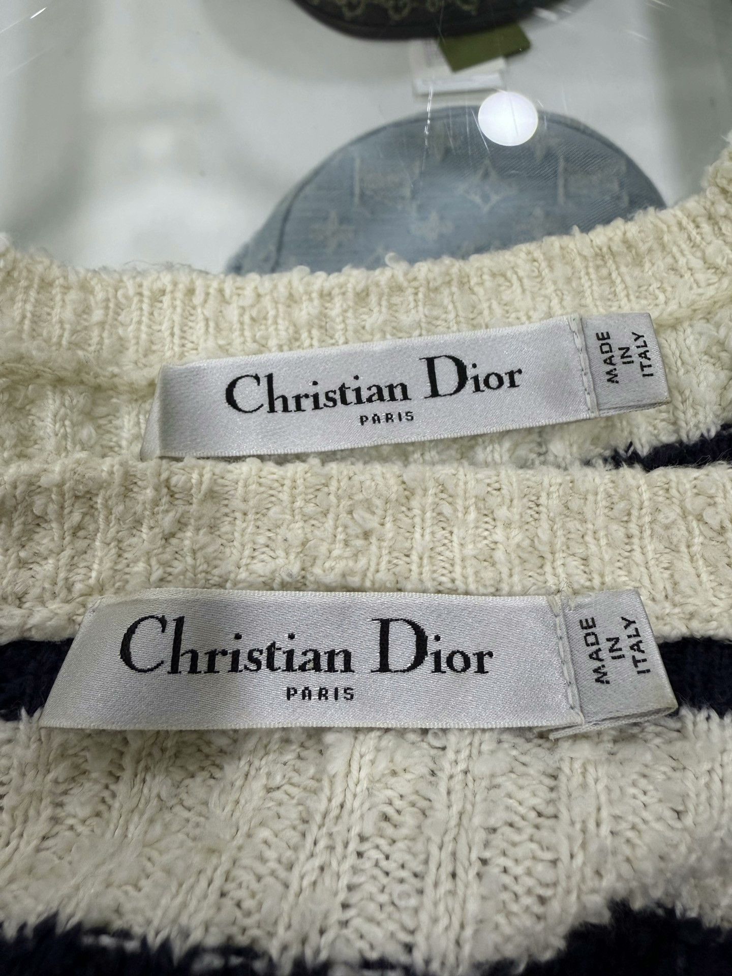 Dior Dior Striped Distressed Knit Two-Piece Set Size XS / US 0-2 / IT 36-38 - 5 Thumbnail