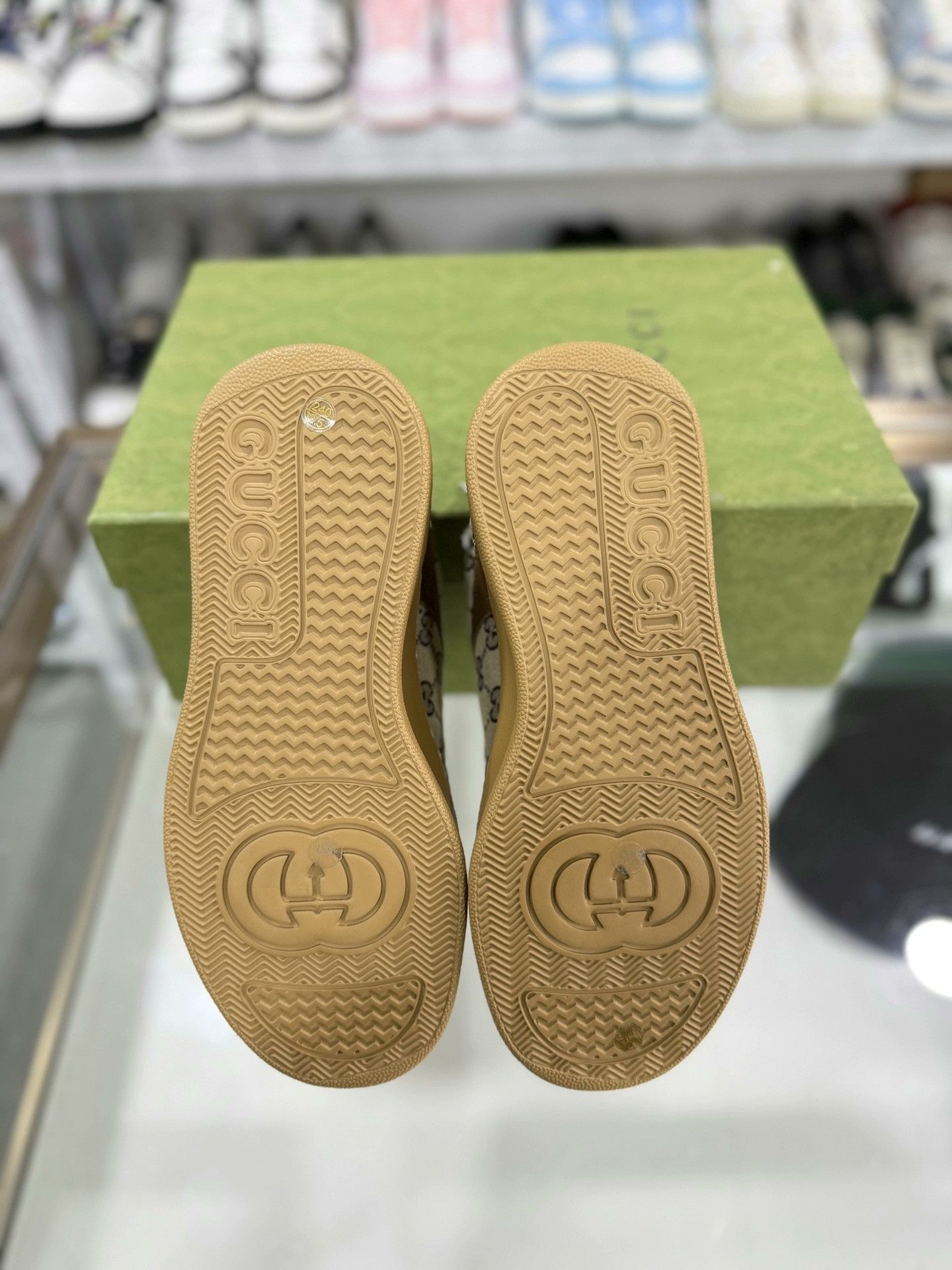 Gucci Gucci Classic GG Monogram Biscuit Shoes Size US 6.5 / EU 39-40 - 4 Thumbnail