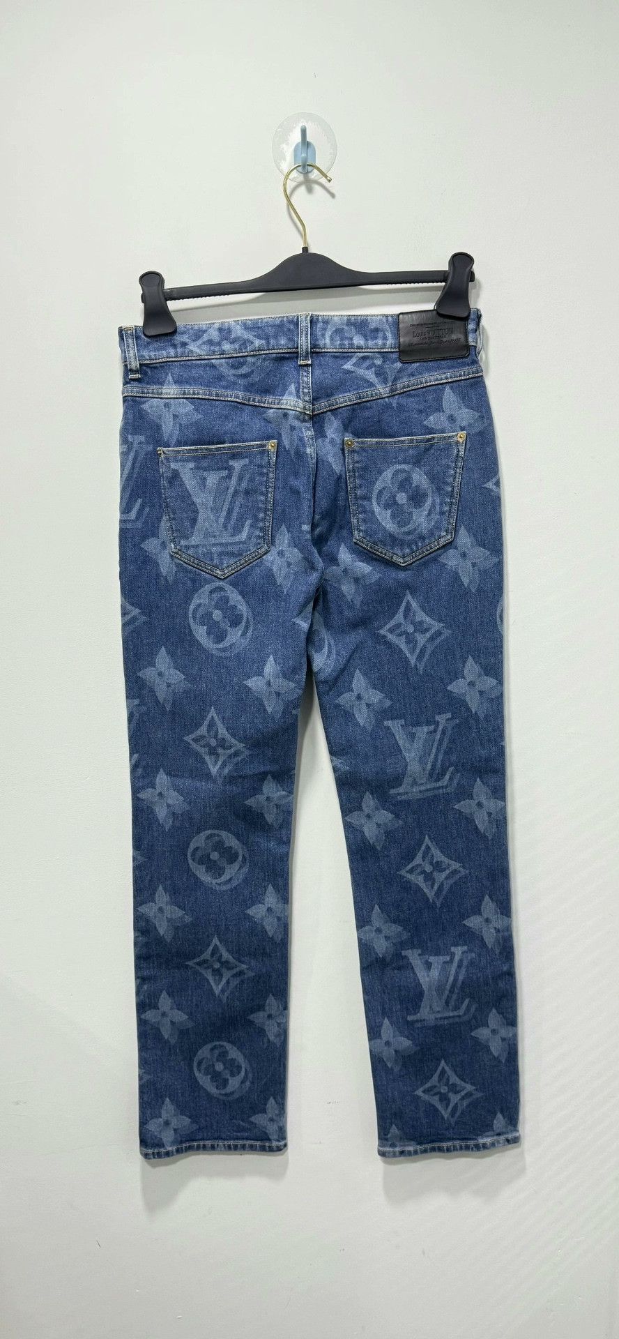 Louis Vuitton Louis Vuitton Monogram Print Jeans Size US 27 - 2 Thumbnail