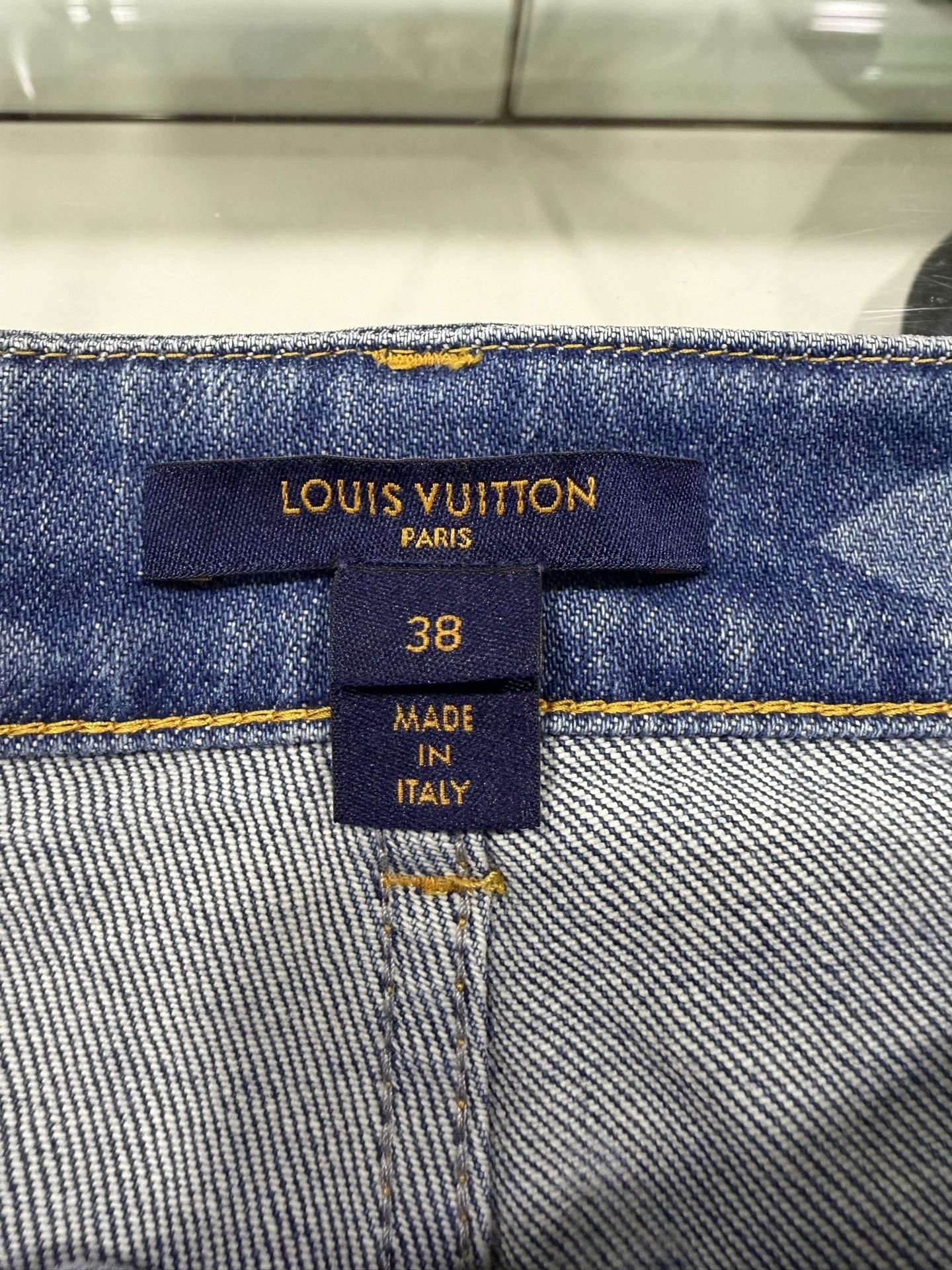 Louis Vuitton Louis Vuitton Monogram Print Jeans Size US 27 - 3 Thumbnail