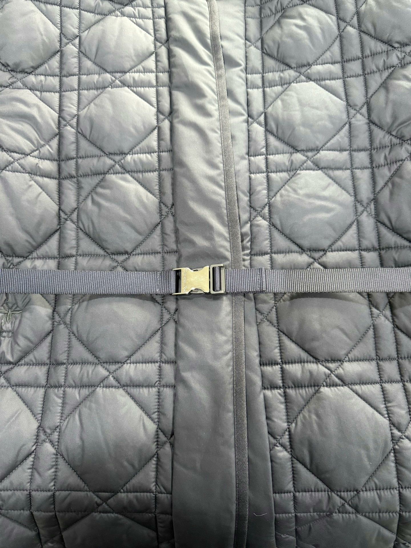 Dior Dior Quilted Cannage Belted Coat Size XS / US 0-2 / IT 36-38 - 5 Thumbnail