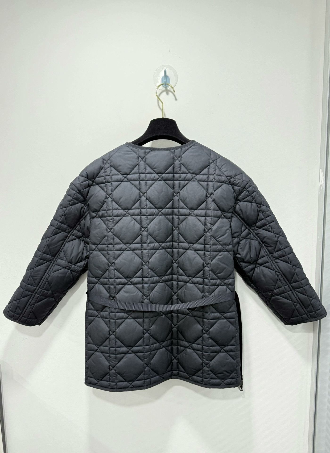 Dior Dior Quilted Cannage Belted Coat Size XS / US 0-2 / IT 36-38 - 2 Thumbnail