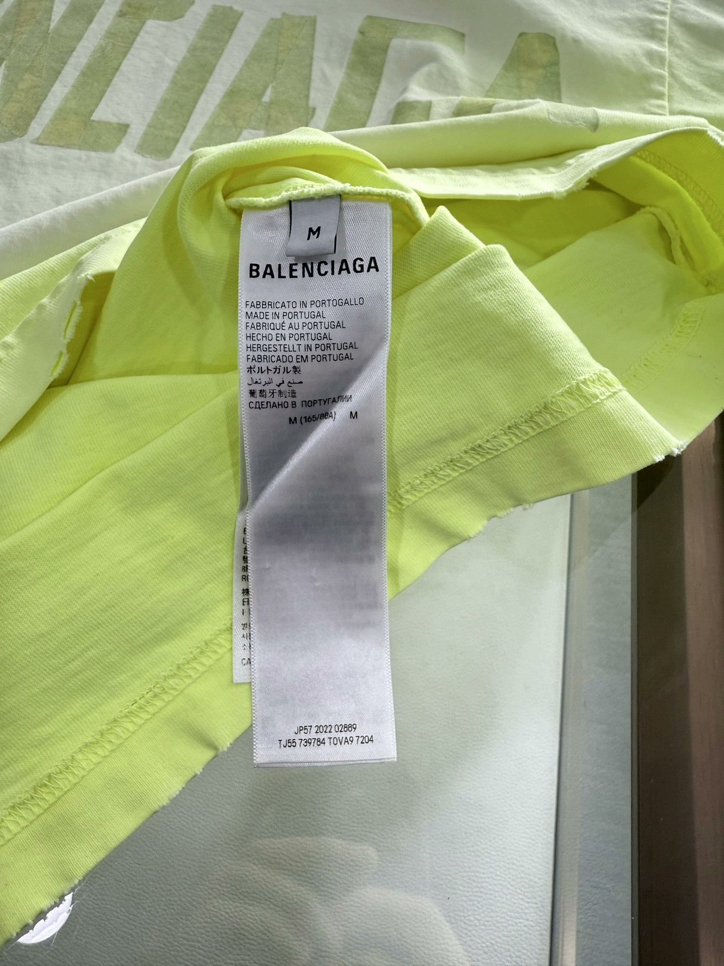 Balenciaga Balenciaga Logo Tape Short Sleeve Tee Size US M / EU 48-50 / 2 - 4 Thumbnail