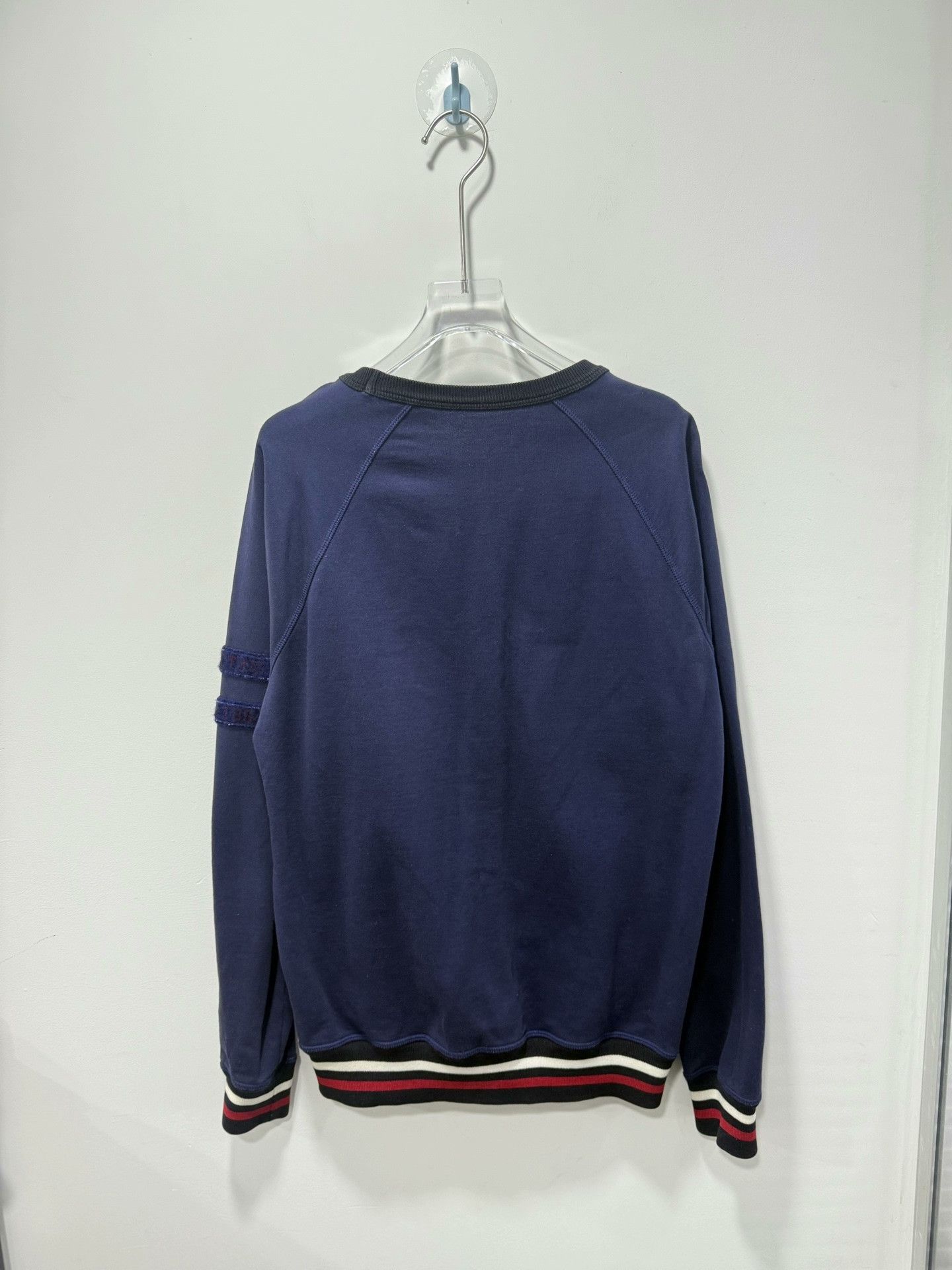 Louis Vuitton Louis Vuitton Navy Long-Sleeve Sweatshirt L Size US L / EU 52-54 / 3 - 2 Thumbnail