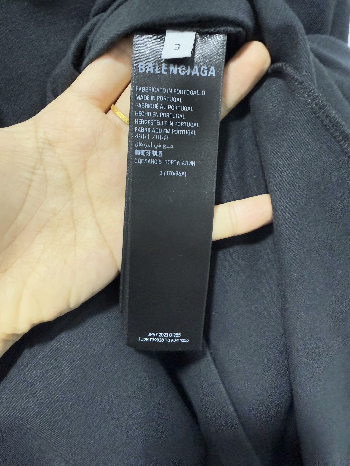 Balenciaga Balenciaga Note Short-Sleeve T-Shirt Size US L / EU 52-54 / 3 - 4 Thumbnail