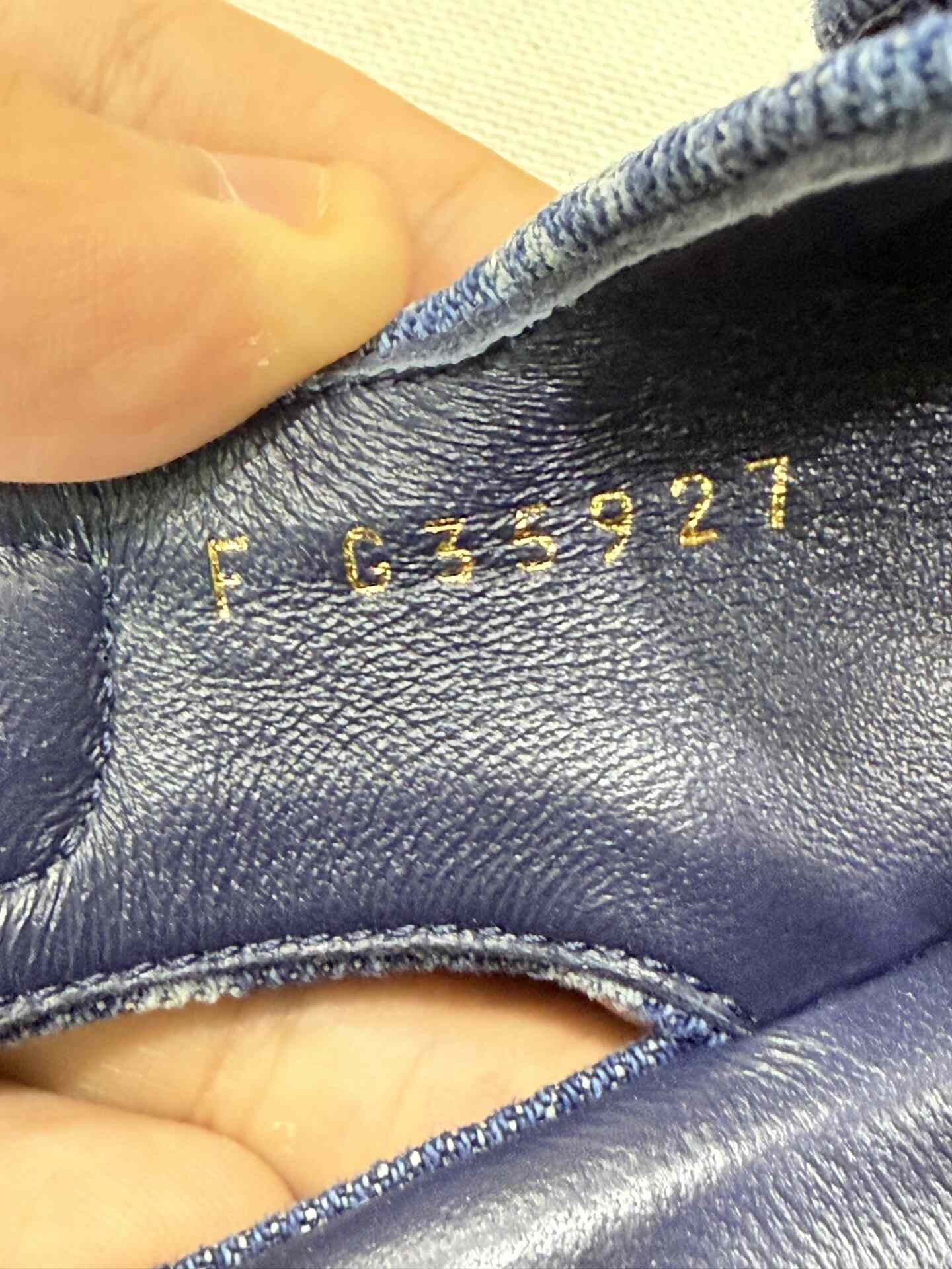 Chanel Chanel Blue Denim Monogram Slides Size US 5 / IT 35 - 5 Thumbnail