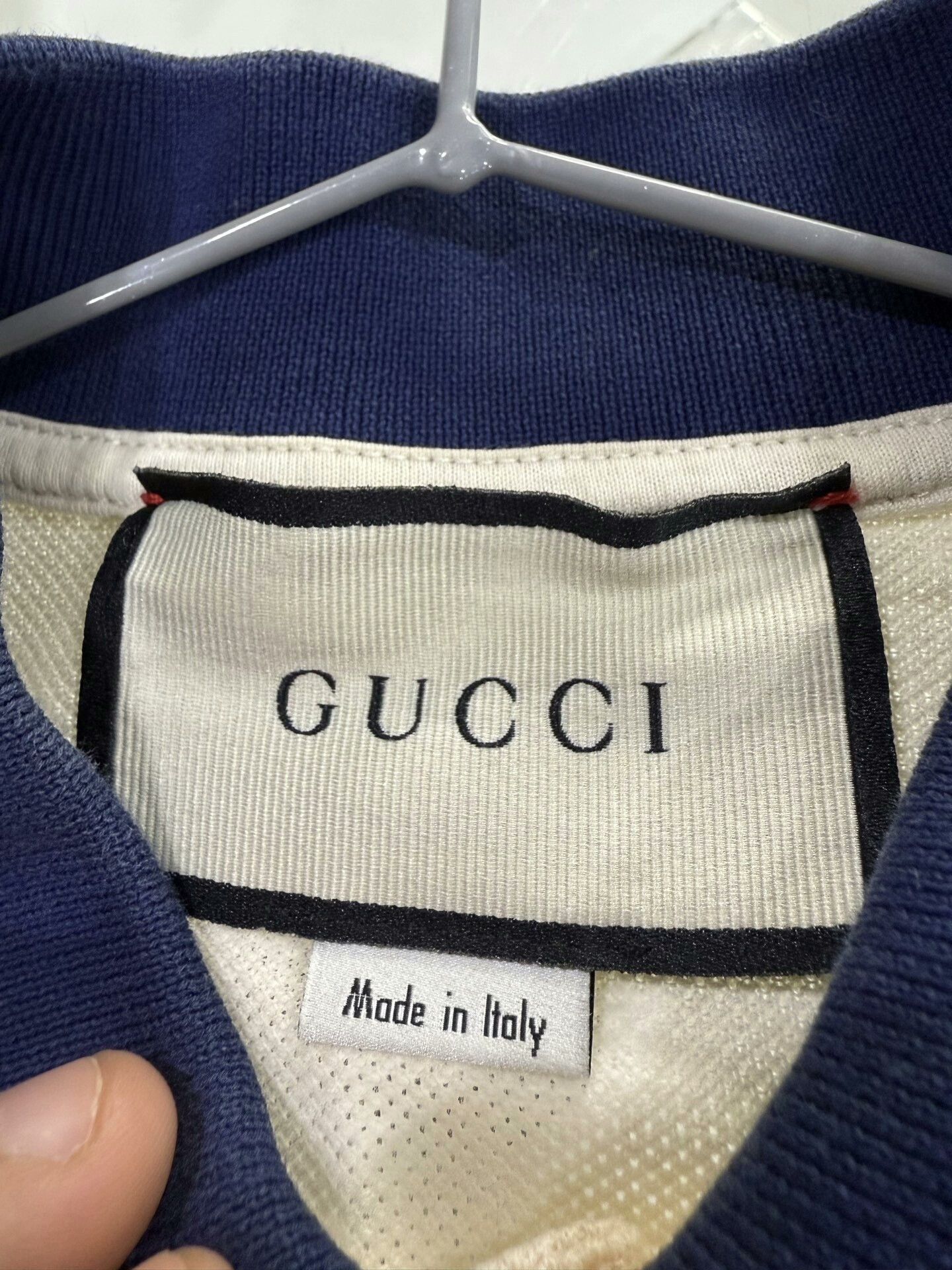 Gucci Gucci Beige Logo Stripe Short-Sleeve M Size US M / EU 48-50 / 2 - 3 Thumbnail