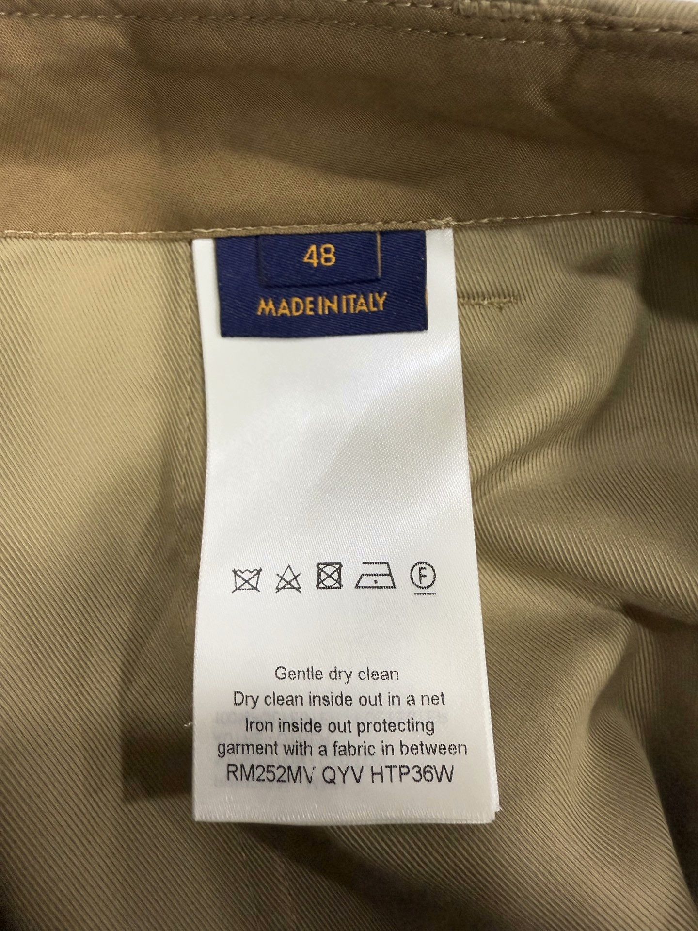 Louis Vuitton Louis Vuitton Khaki Rhinestone Denim Cargo Shorts Size US 32 / EU 48 - 4 Thumbnail