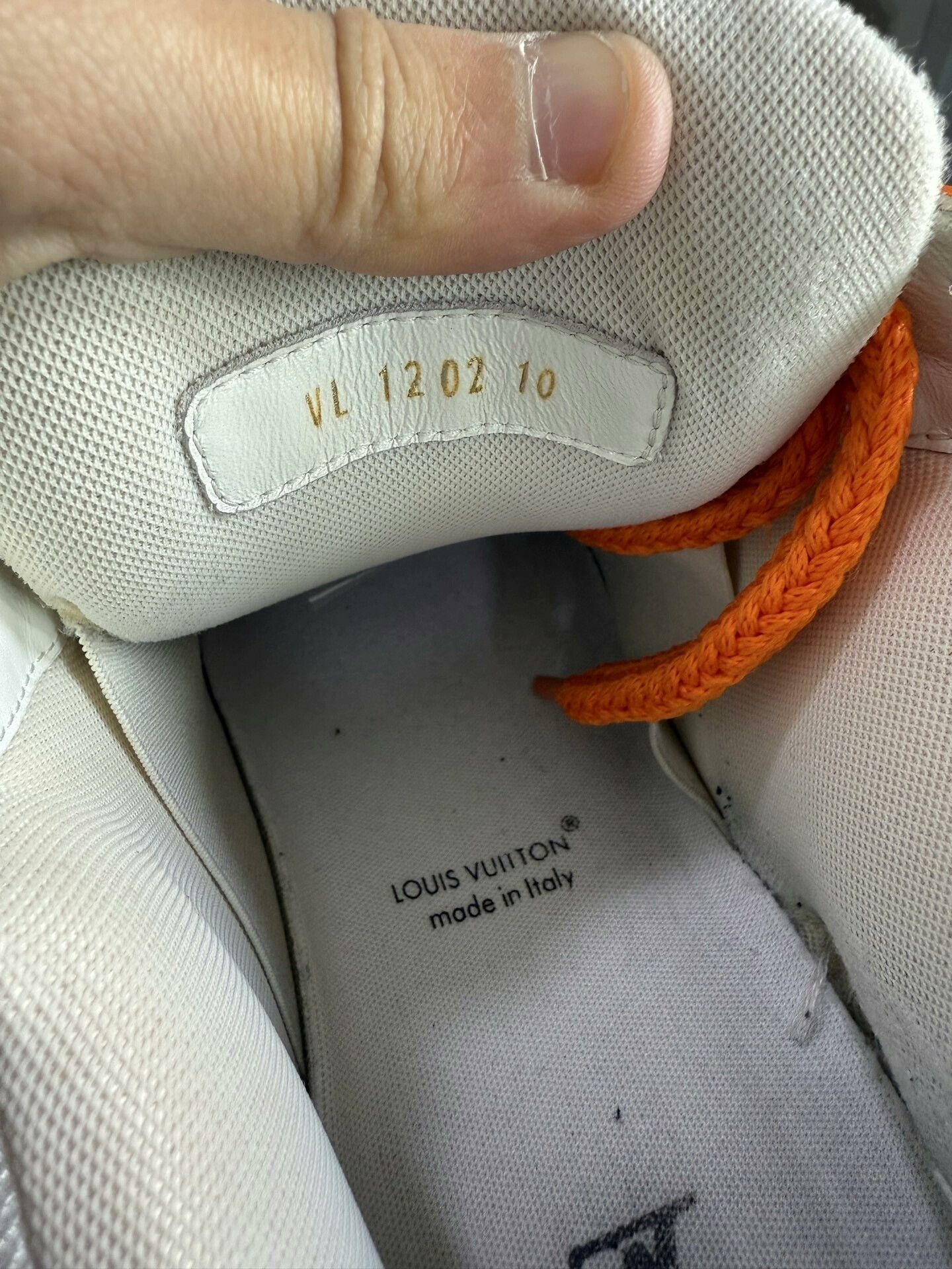 Louis Vuitton Louis Vuitton Trainer White Orange Men's Size US 10 / EU 43 - 5 Thumbnail
