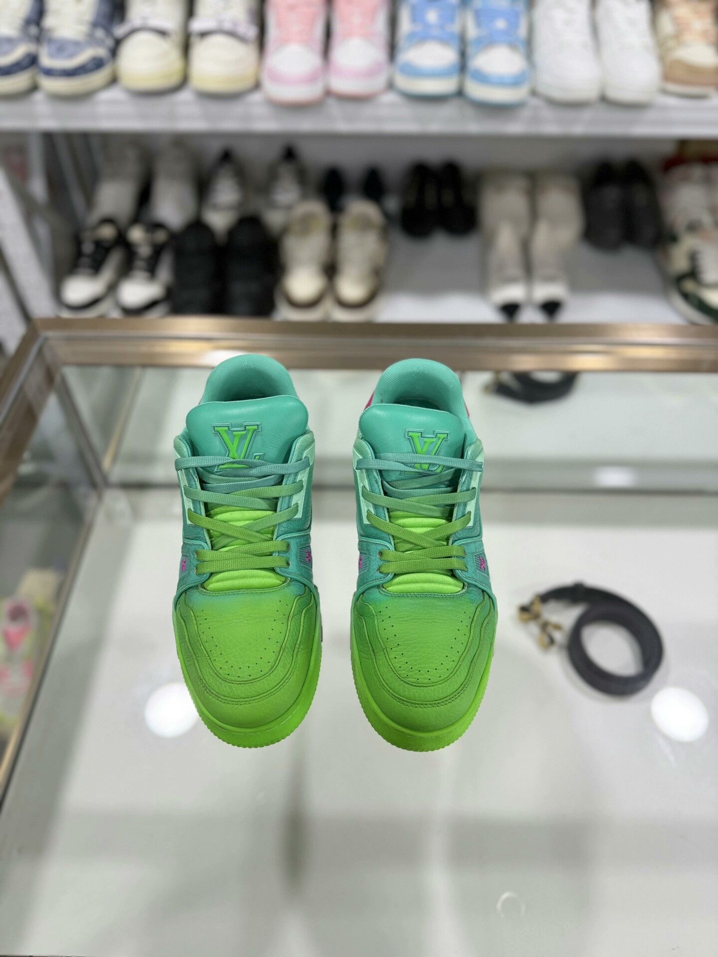 Louis Vuitton Louis Vuitton LV Trainer Blue-Green Gradient Size US 6 / EU 39 - 2 Thumbnail