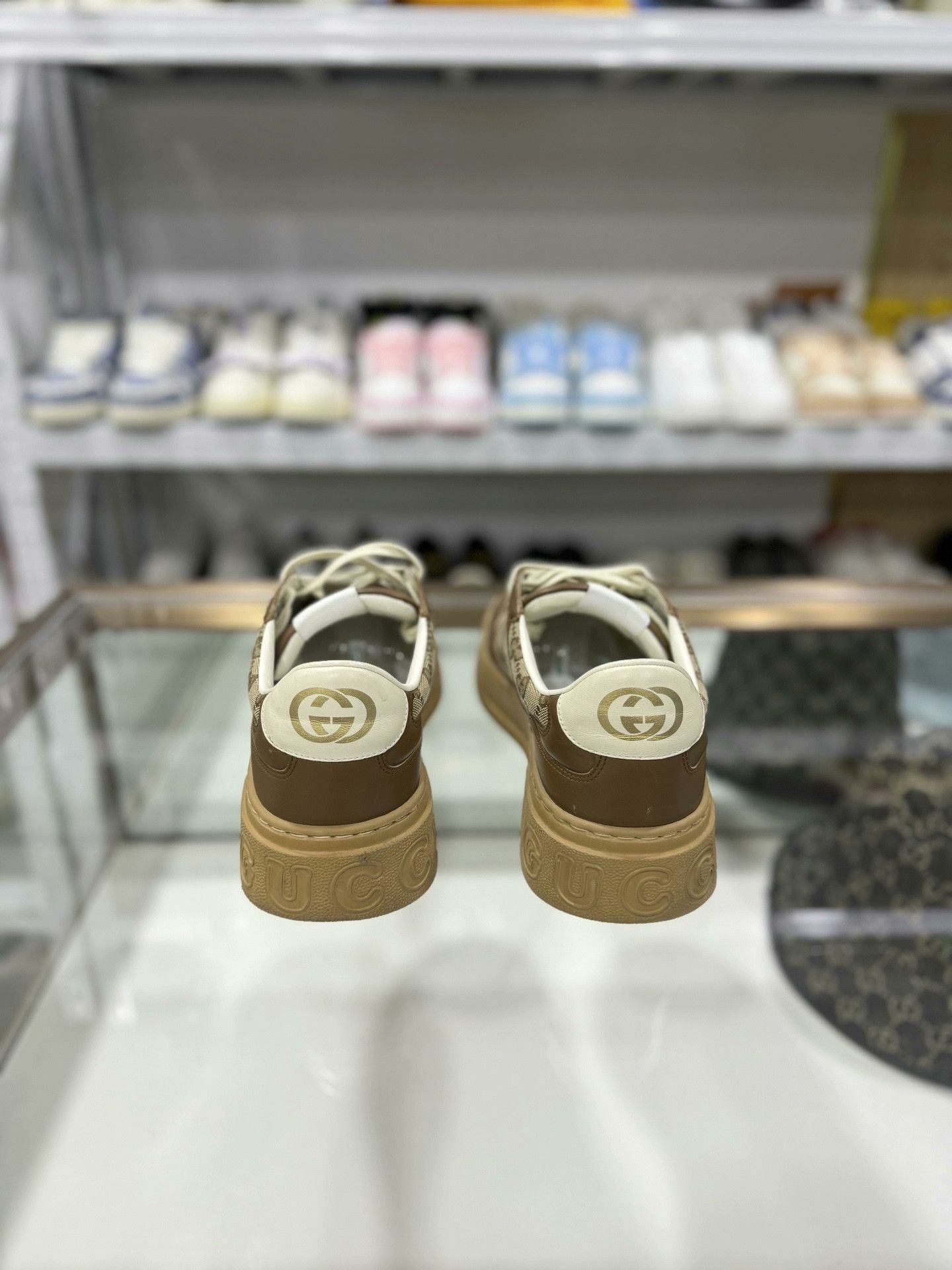 Gucci Gucci Brown Monogram Sneakers Men's 43 Size US 10 / EU 43 - 3 Thumbnail