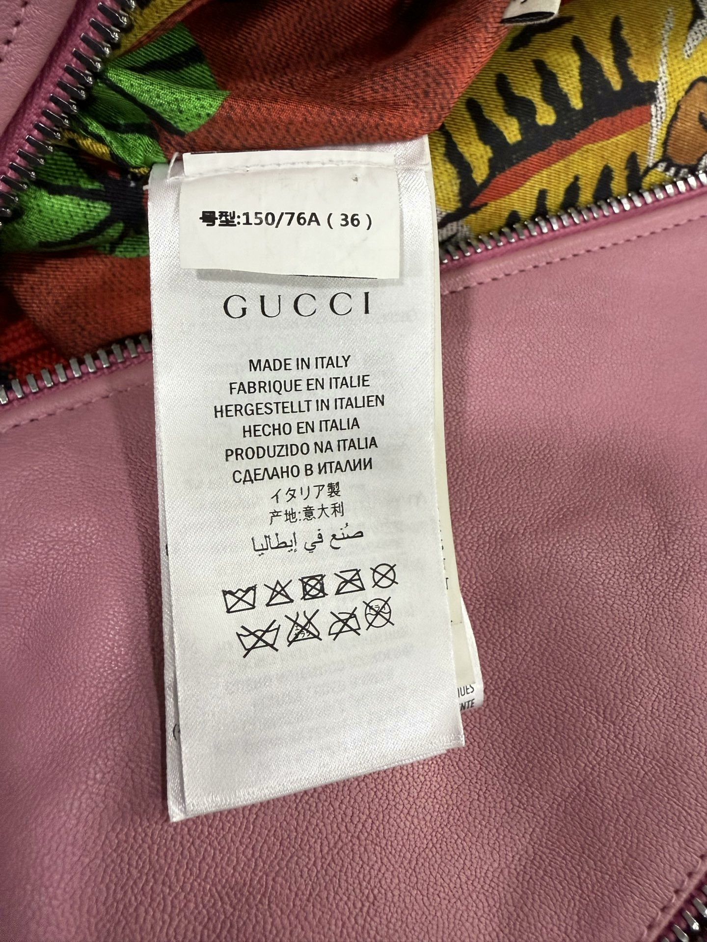 Gucci Gucci Pink Leather Jacket Size 36 Size XS / US 0-2 / IT 36-38 - 4 Thumbnail