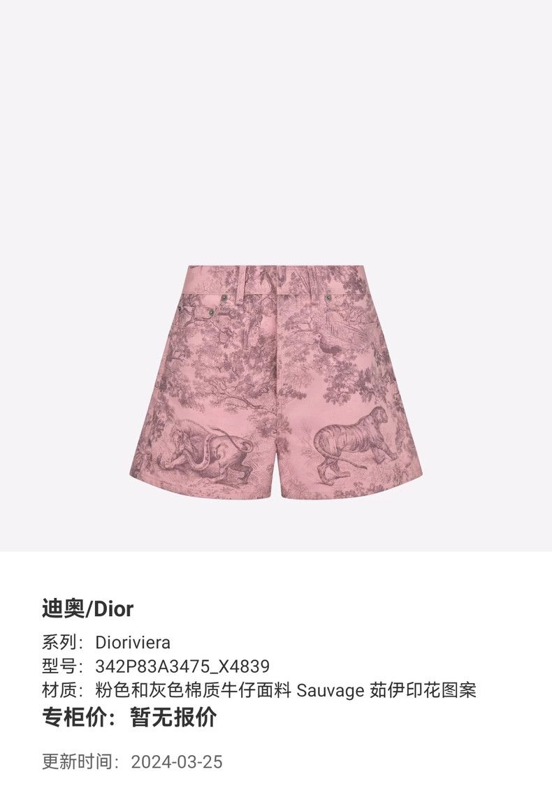 Dior Dior Dioriviera Sauvage Toile Print Shorts Size 34" / US 12 / IT 48 - 3 Thumbnail