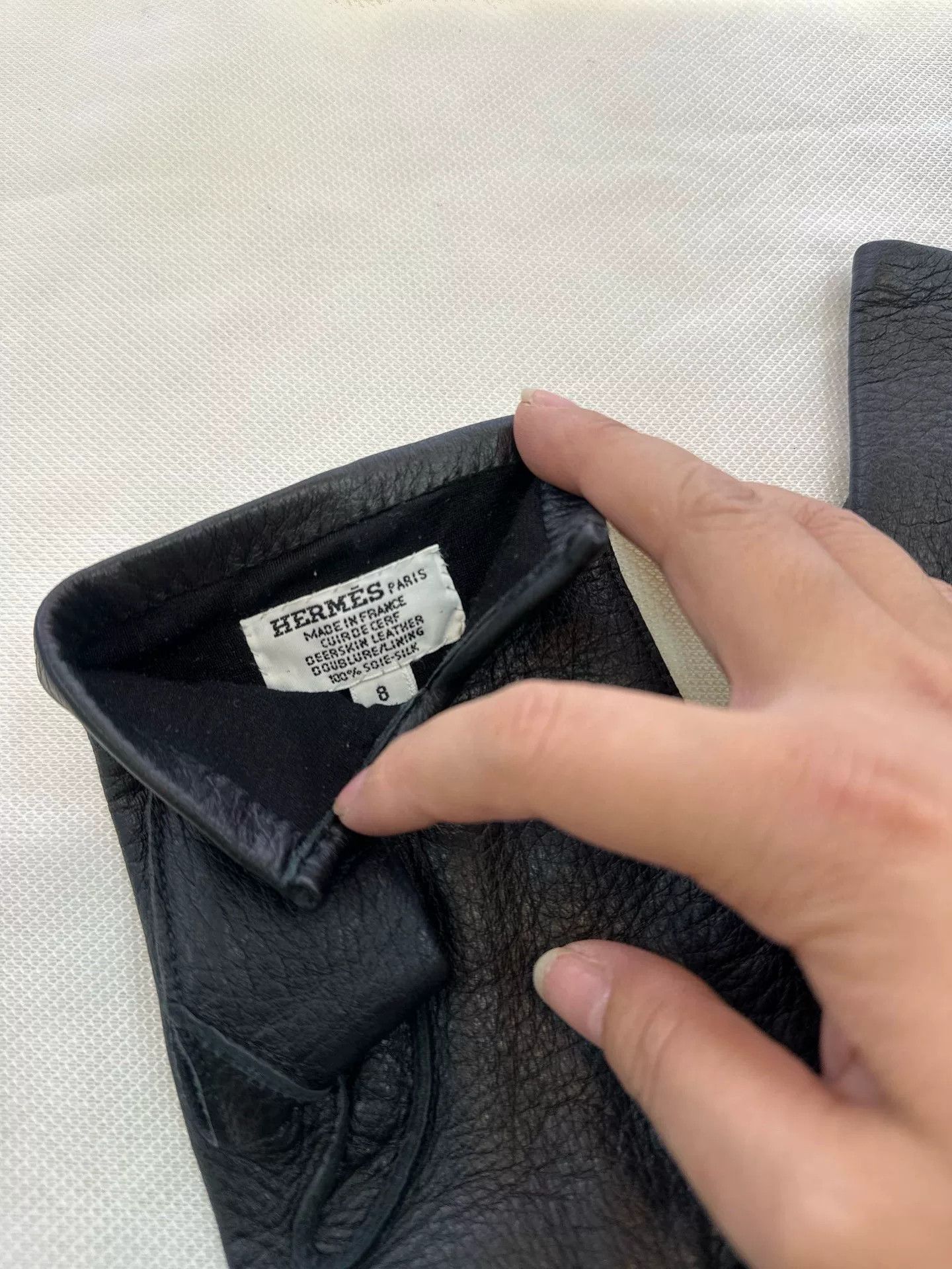 Hermes Hermes Sheepskin Gloves Size 8 Size ONE SIZE - 3 Thumbnail