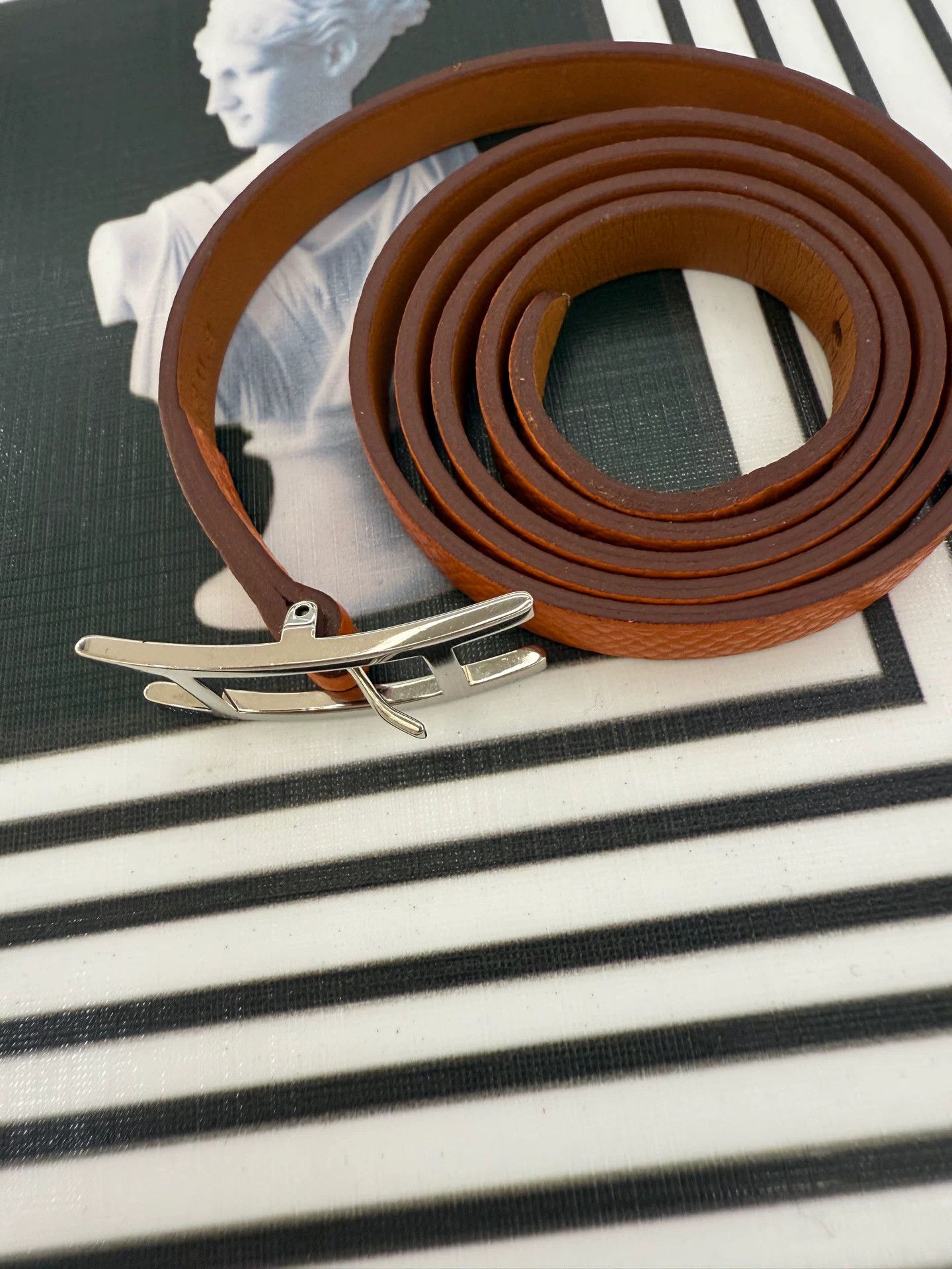 Hermes Hermès Leather Bracelet Necklace Size ONE SIZE - 5 Thumbnail