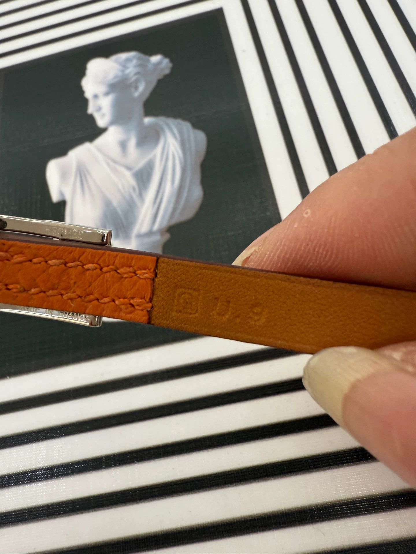 Hermes Hermès Leather Bracelet Necklace Size ONE SIZE - 4 Thumbnail