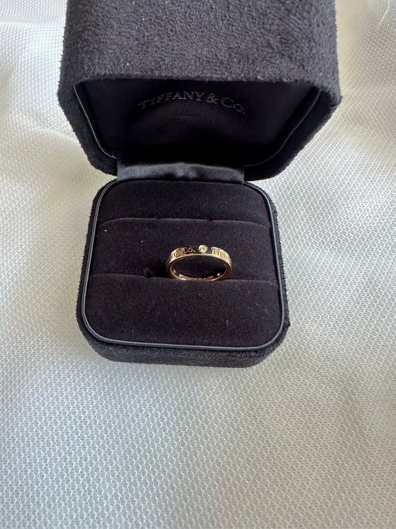 Tiffany & Co. Tiffany & Co. 3-Diamond Ring 18K Rose Gold Size ONE SIZE - 3 Thumbnail