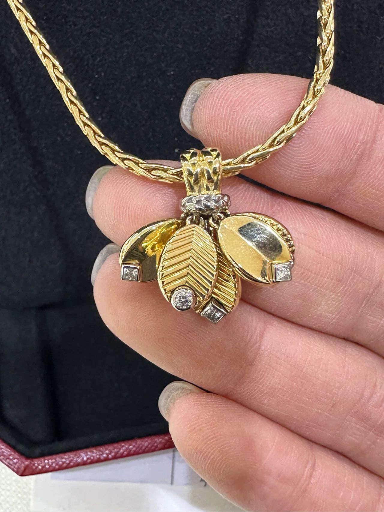 Cartier Cartier Grain de Cafe 18K Gold Necklace Size ONE SIZE - 5 Thumbnail