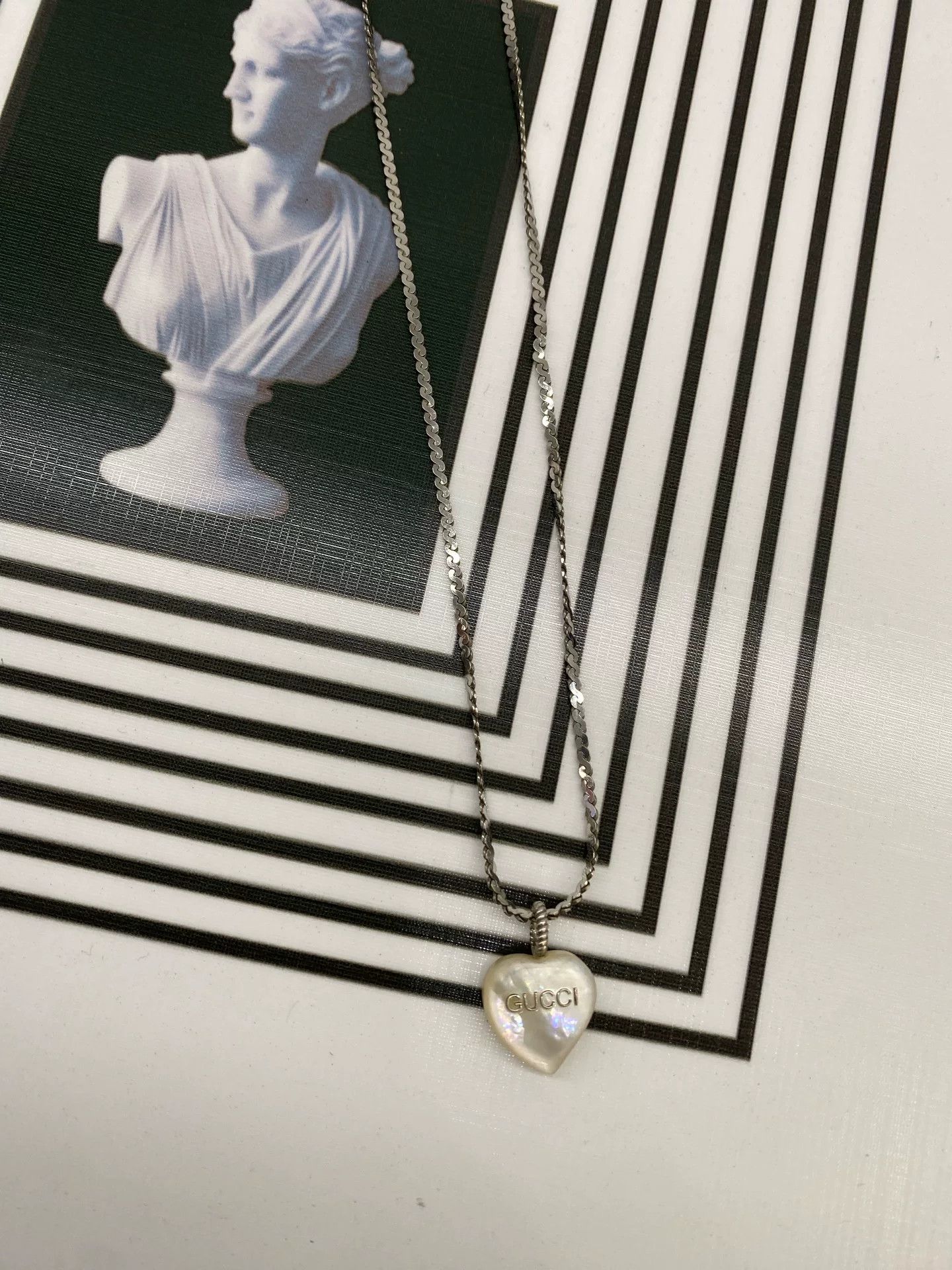 Gucci Gucci Heart Necklace 925 Silver Size ONE SIZE - 5 Thumbnail