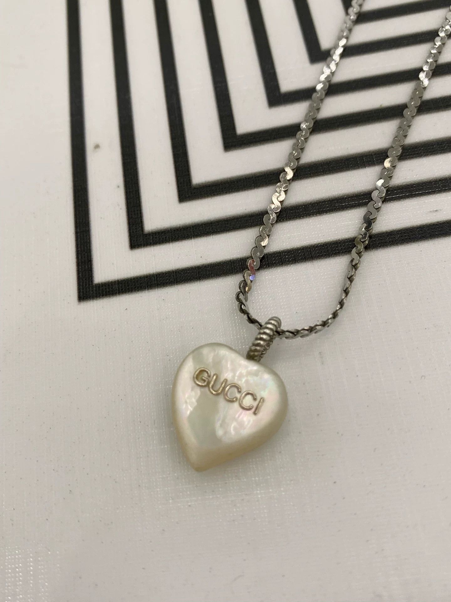 Gucci Gucci Heart Necklace 925 Silver Size ONE SIZE - 2 Thumbnail