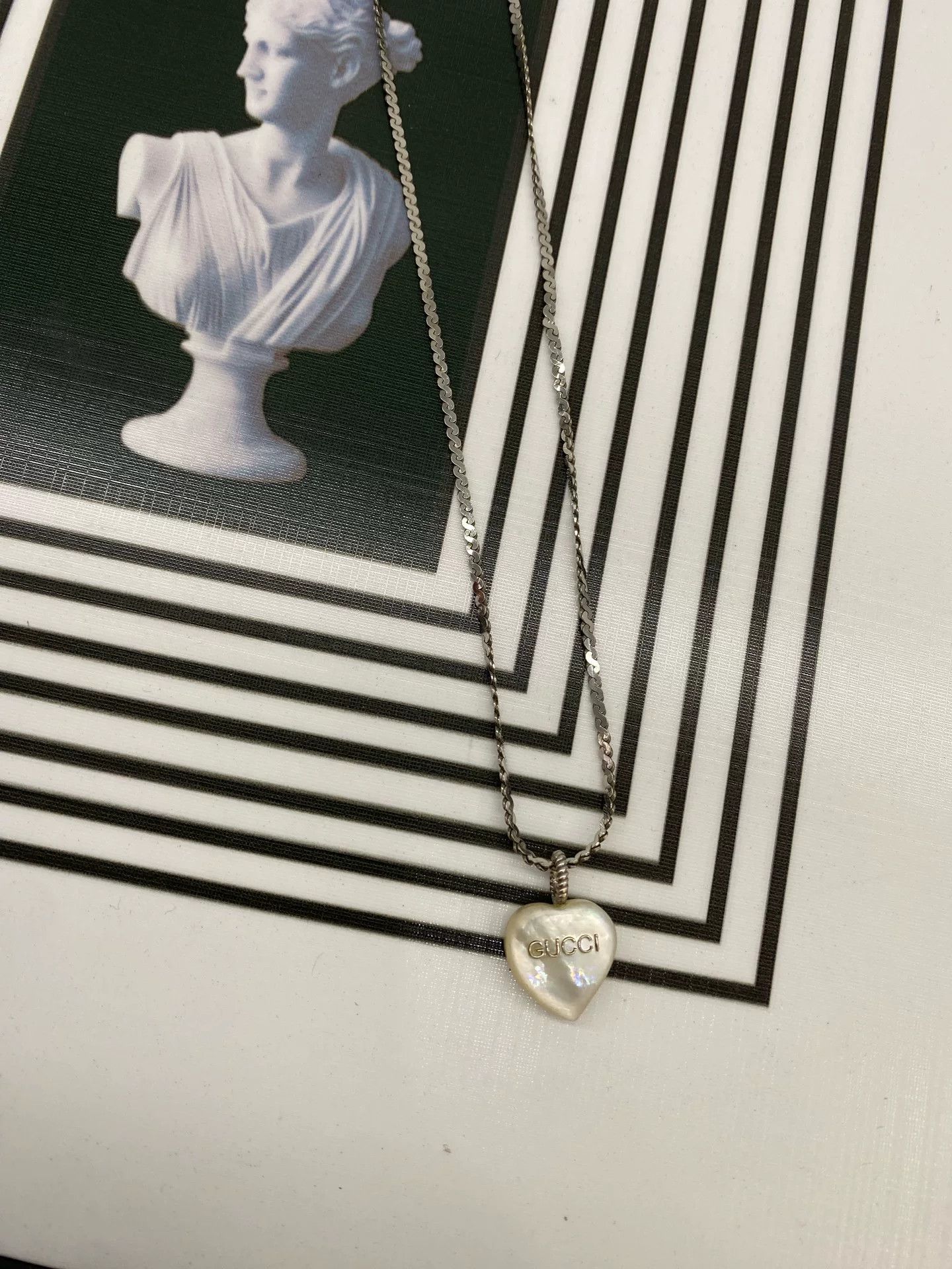 Gucci Gucci Heart Necklace 925 Silver Size ONE SIZE - 6 Thumbnail