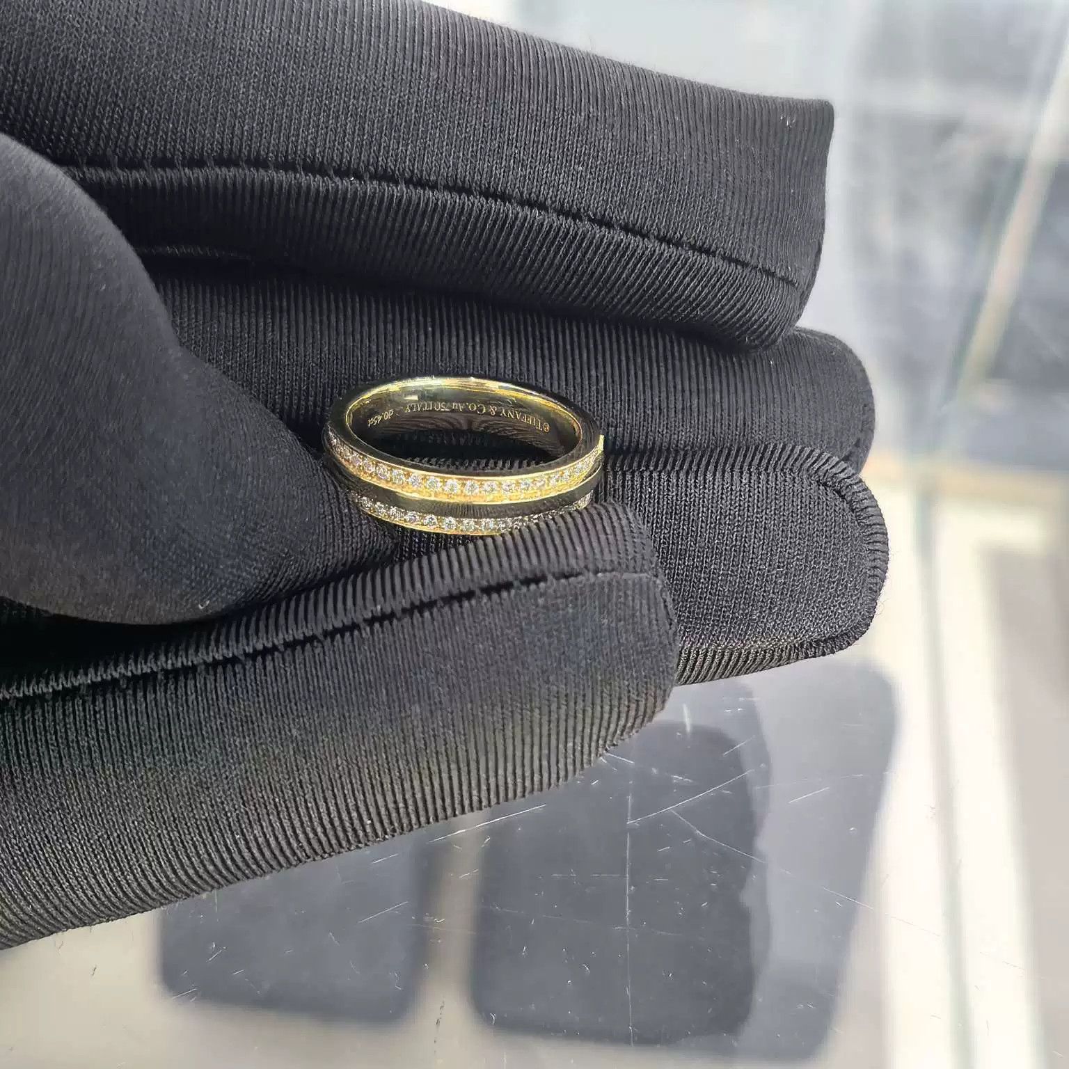 Tiffany & Co. Tiffany & Co. 18k Gold Double T Diamond Ring Size ONE SIZE - 3 Thumbnail