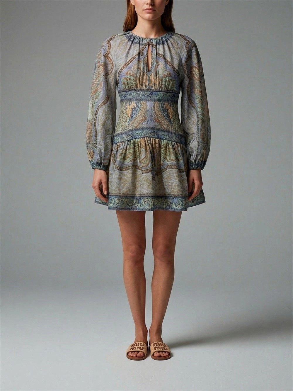 Zimmermann `Wanderlust` Mini Dress Size M / US 6-8 / IT 42-44 - 4 Thumbnail