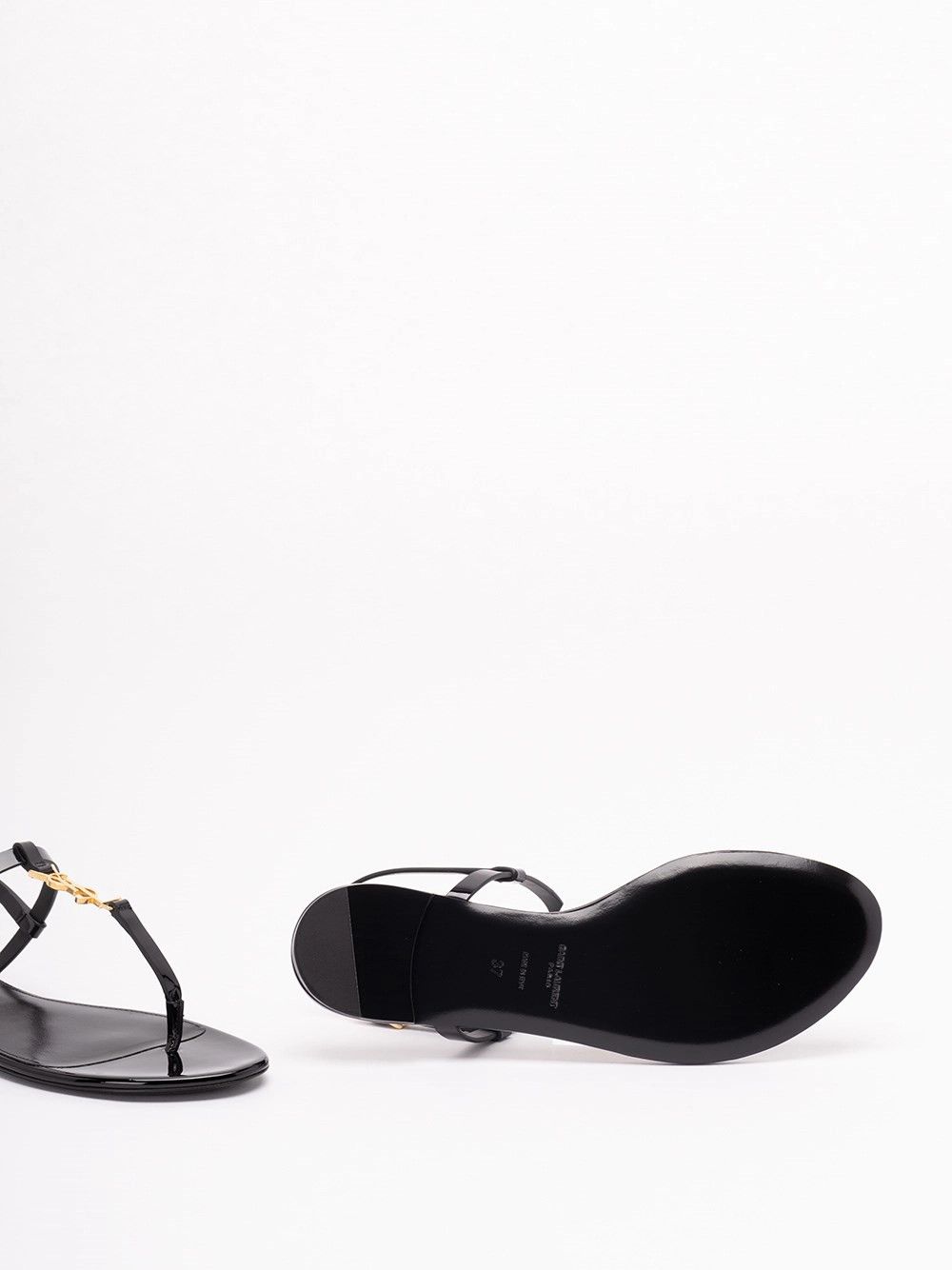 Saint Laurent Paris `Cassandra` Sandals Size US 10 / IT 40 - 4 Thumbnail