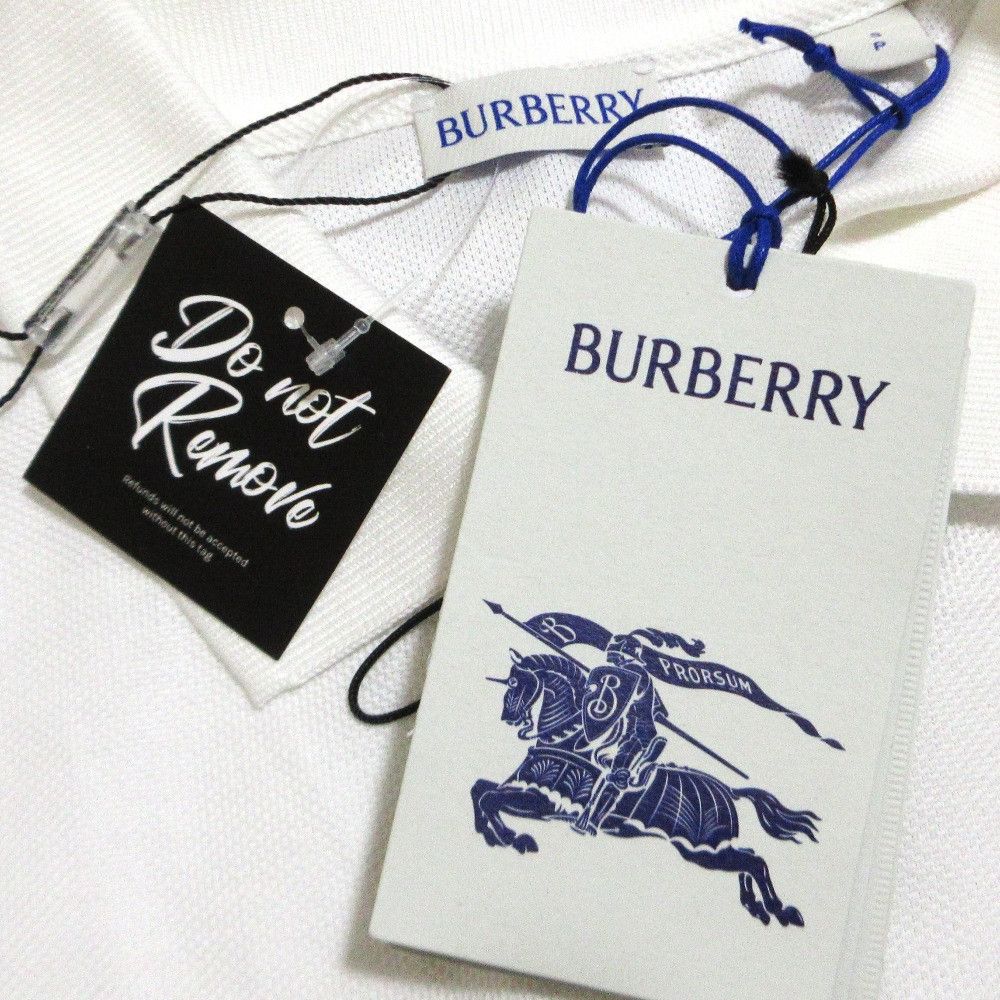 Burberry Burberry Burberry Cropped Cotton Polo Shirt Textile Tops 8110085 DUTY FREE for USA Size ONE SIZE - 7 Thumbnail