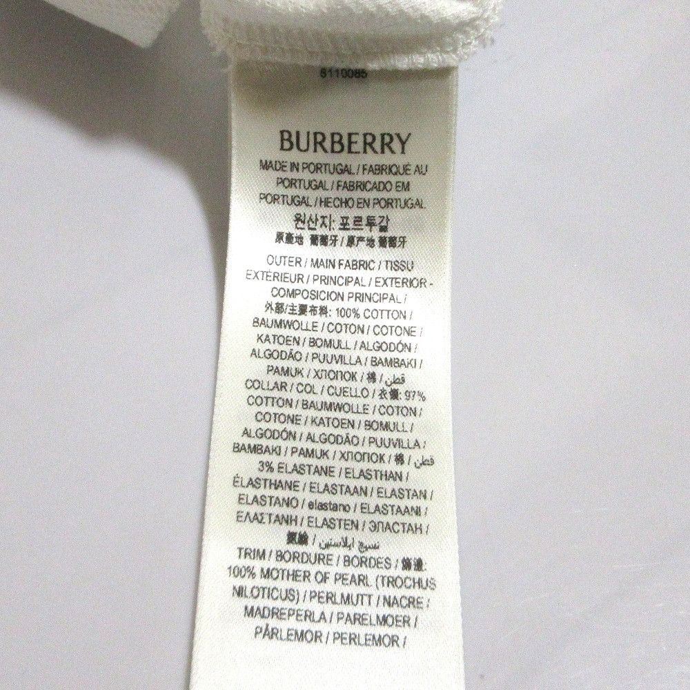 Burberry Burberry Burberry Cropped Cotton Polo Shirt Textile Tops 8110085 DUTY FREE for USA Size ONE SIZE - 8 Thumbnail