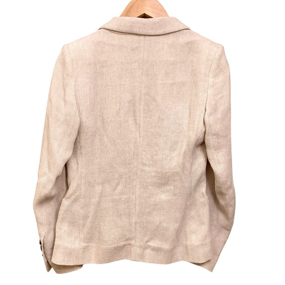 Emporio Armani Emporio Armani Emporio Armani Linen Lyocell Tailored Jacket Textile Outerwear DUTY FREE for USA Size ONE SIZE - 2 Thumbnail