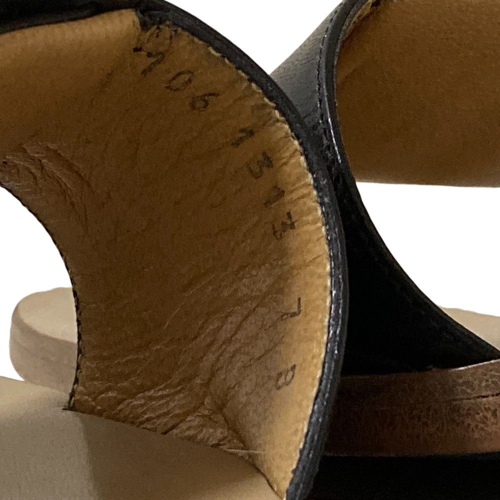 Gucci Gucci Gucci Metal Plate Slide Sandals Leather Shoes DUTY FREE for USA Size ONE SIZE - 10 Thumbnail
