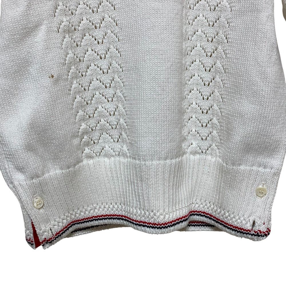 Thom Browne Thom Browne Thom Browne Striped Knit Pullover Sweater Textile Tops DUTY FREE for USA Size ONE SIZE - 3 Thumbnail