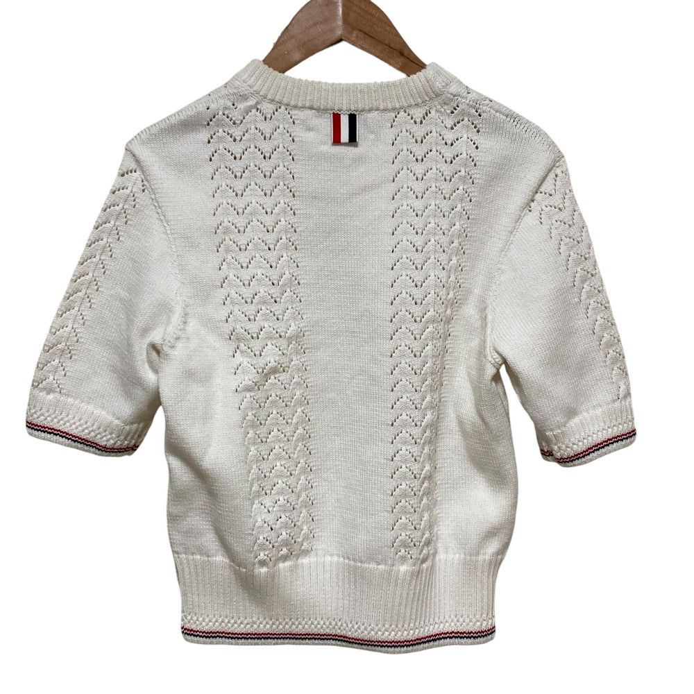 Thom Browne Thom Browne Thom Browne Striped Knit Pullover Sweater Textile Tops DUTY FREE for USA Size ONE SIZE - 4 Thumbnail