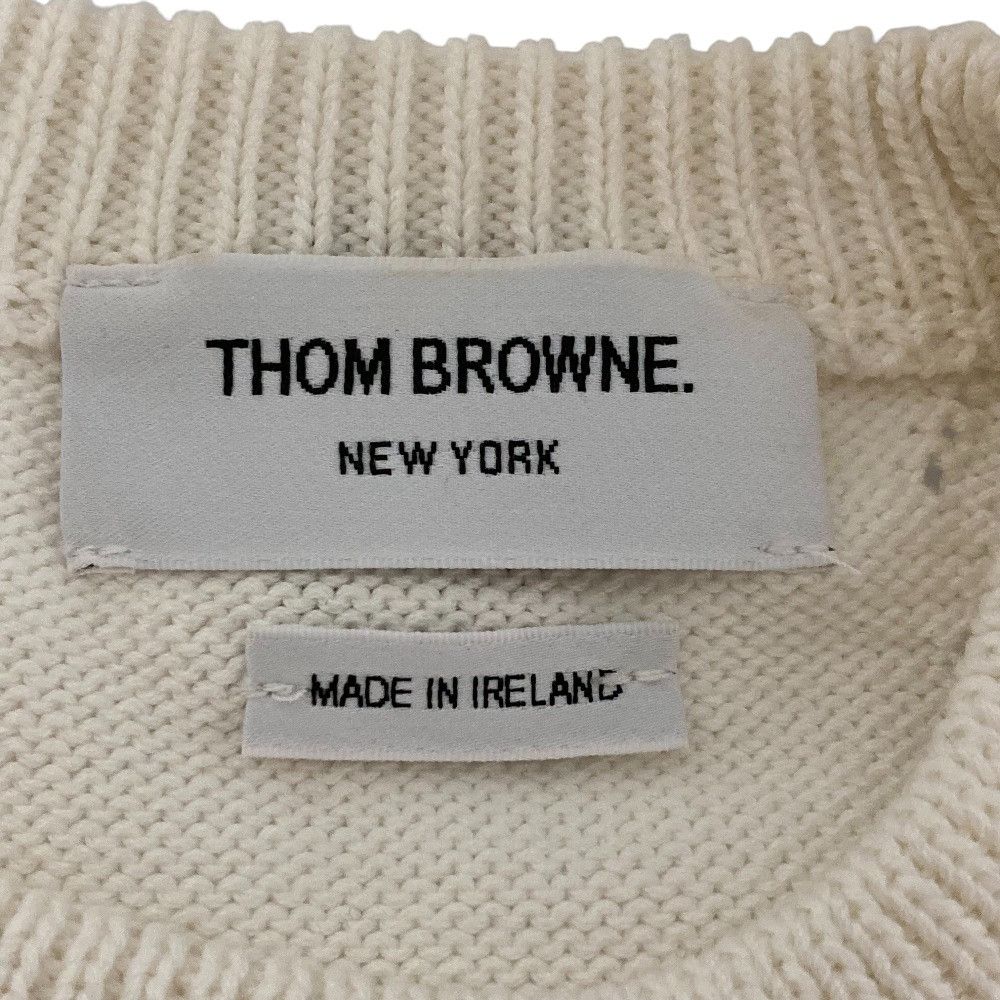 Thom Browne Thom Browne Thom Browne Striped Knit Pullover Sweater Textile Tops DUTY FREE for USA Size ONE SIZE - 5 Thumbnail