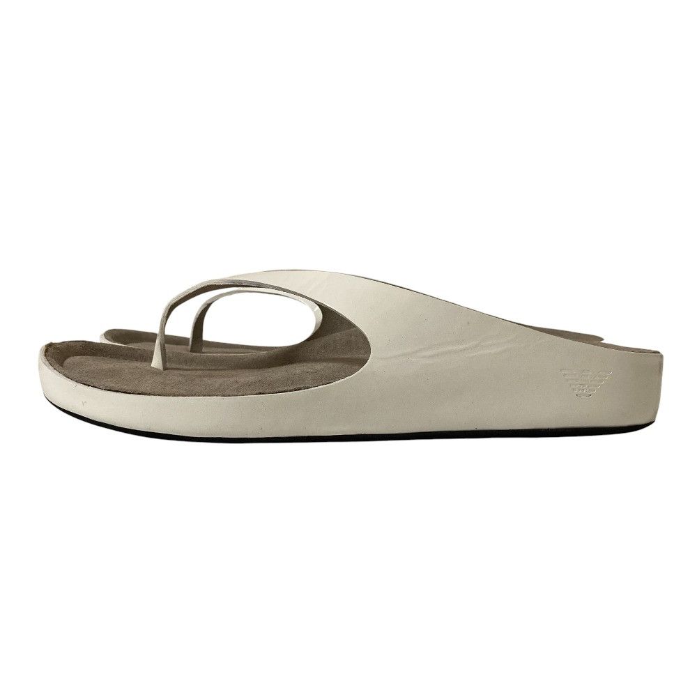 Emporio Armani Emporio Armani Emporio Armani Patent Leather Thong Sandals Leather Shoes DUTY FREE for USA Size ONE SIZE - 4 Thumbnail