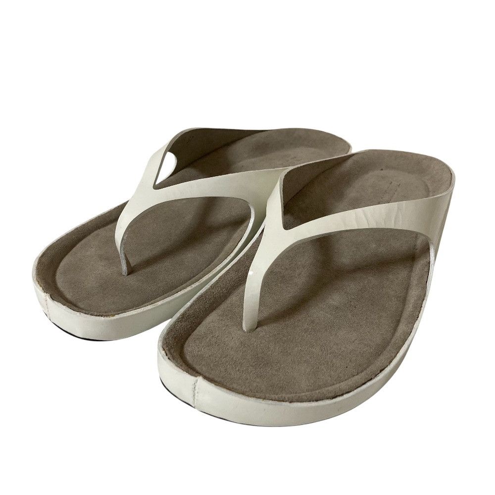 Emporio Armani Emporio Armani Emporio Armani Patent Leather Thong Sandals Leather Shoes DUTY FREE for USA Size ONE SIZE - 2 Thumbnail