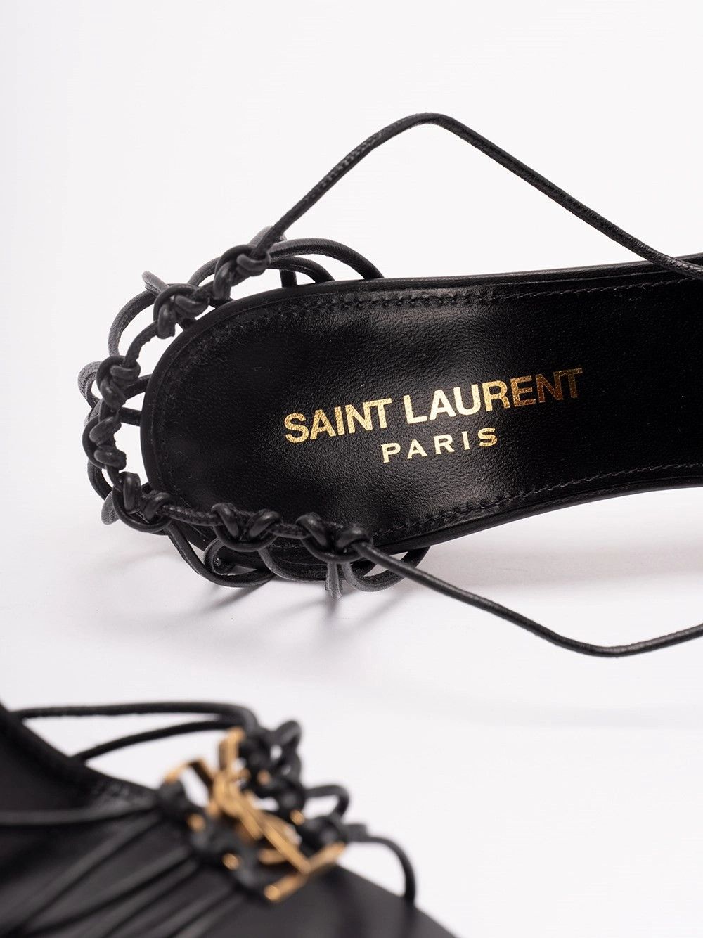 Saint Laurent Paris `Babylone` Sandals Size US 9 / IT 39 - 6 Thumbnail