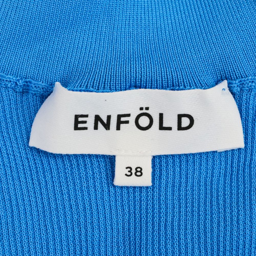 Other Other ENFOLD RIB STAND NECK HALF SLEEVE Knit Top Textile Tops 300HA170-0930 DUTY FREE for USA Size ONE SIZE - 6 Thumbnail
