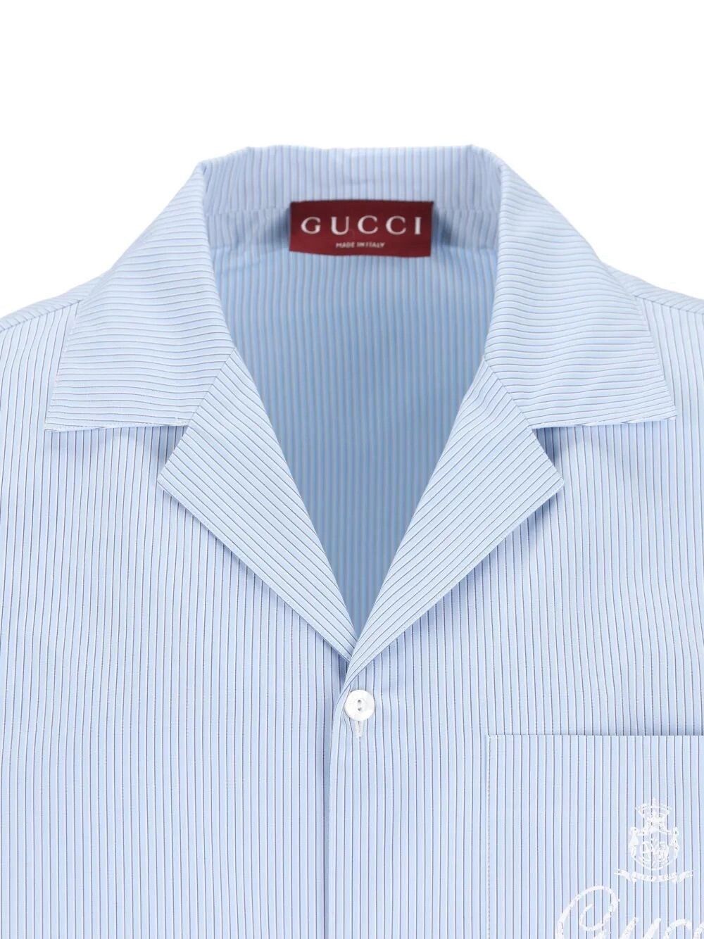 Gucci Thin Strip `Disco` Bowling Shirt Size US XL / EU 56 / 4 - 3 Thumbnail