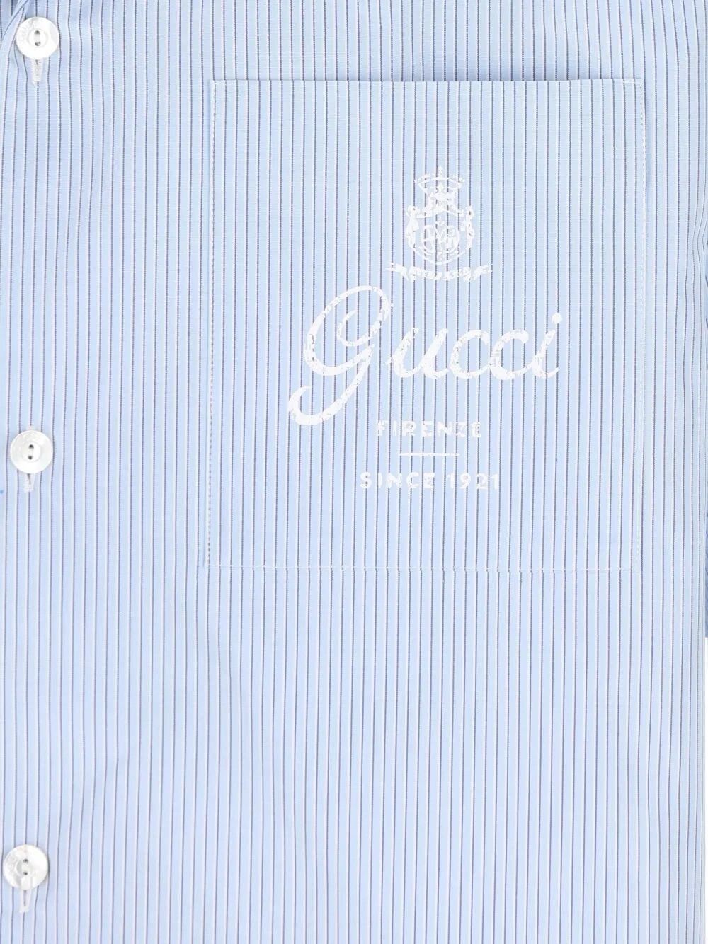 Gucci Thin Strip `Disco` Bowling Shirt Size US XL / EU 56 / 4 - 4 Thumbnail