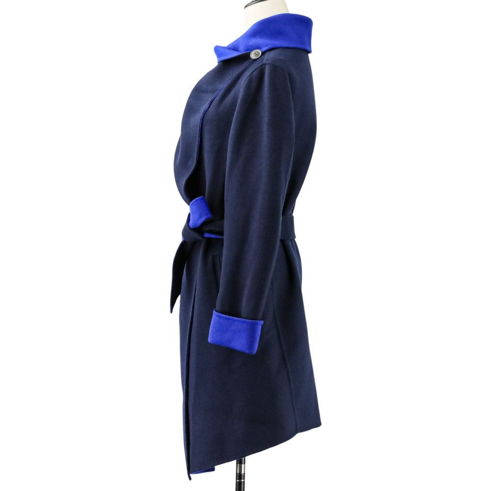 Armani Armani Armani Collezioni Wool Belted Coat Textile Outerwear DUTY FREE for USA Size ONE SIZE - 9 Thumbnail