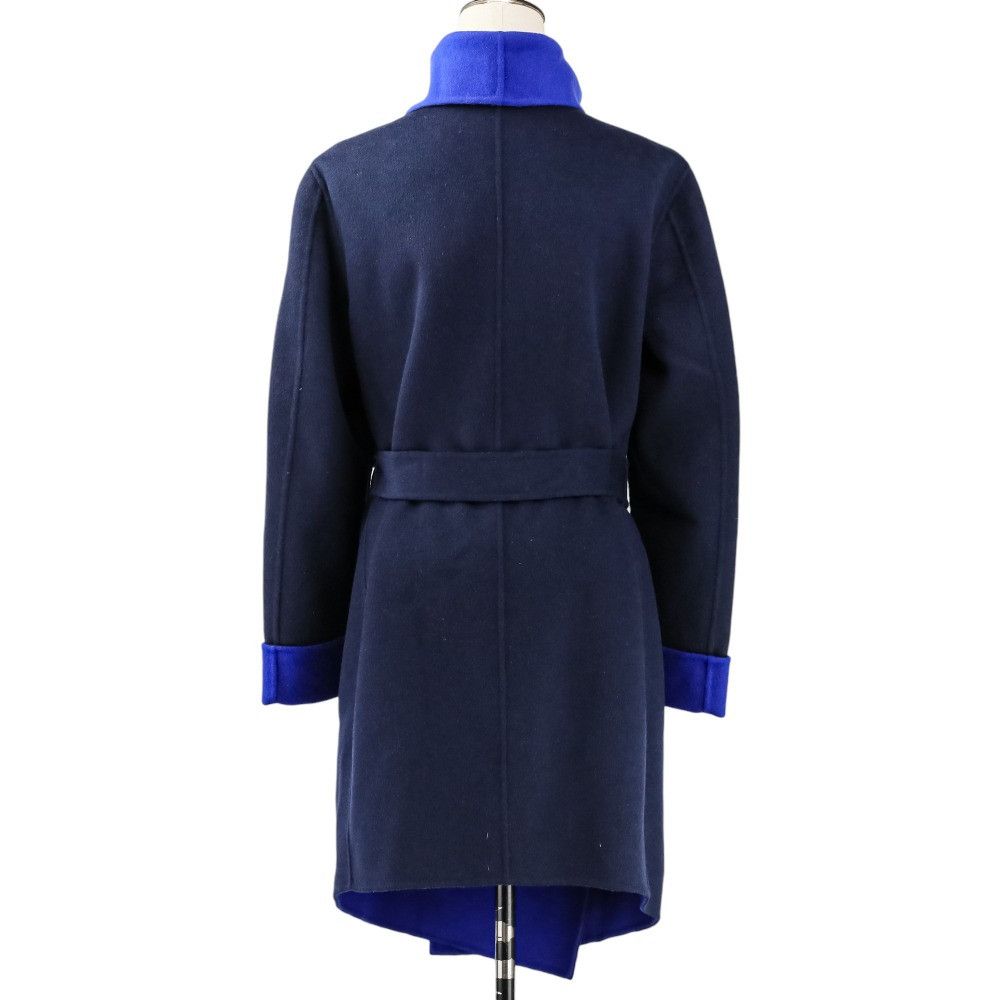 Armani Armani Armani Collezioni Wool Belted Coat Textile Outerwear DUTY FREE for USA Size ONE SIZE - 8 Thumbnail