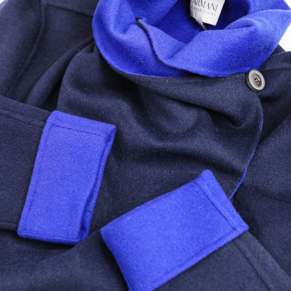 Armani Armani Armani Collezioni Wool Belted Coat Textile Outerwear DUTY FREE for USA Size ONE SIZE - 12 Thumbnail