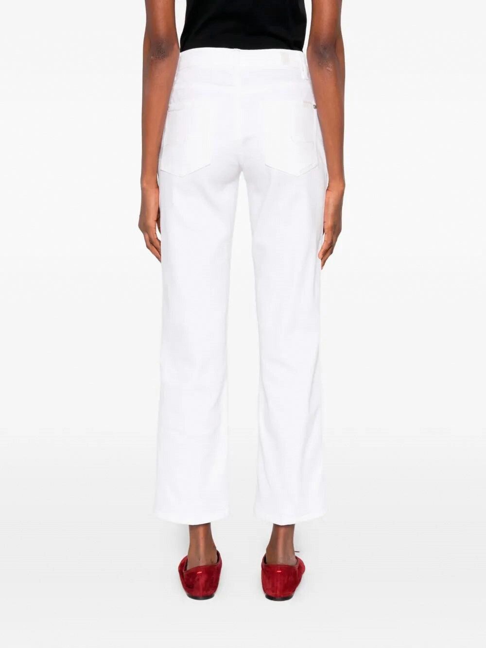 7 For All Mankind CALIE STRAIGHT ANKLE Soleil Size 24" / US 00 / IT 34 - 4 Thumbnail