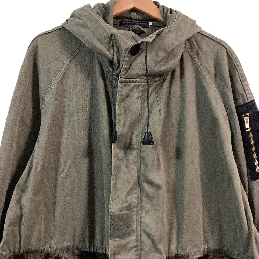 Other Other HARVEY FAIRCLOTH Faux Fur Combo Coat Fur Outerwear DUTY FREE for USA Size ONE SIZE - 3 Thumbnail